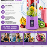 MINI LICUADORA PORTÁTIL RECARGABLE