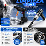 Kit Aspiradora portatil + Hidrolavadora INALAMBRICA