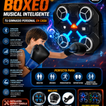 Máquina de Boxeo Musical con Bluetooth + Guantes | Entrena y Diviértete en Casa