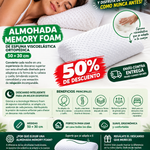 Almohada Viscoelástica Ergonómica para Descanso Profundo